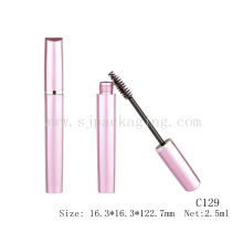 Empty Loveliness mascara packaging pearl pink mascara packaging metallic pink mascara container 2.5ml empty slim mascara tube